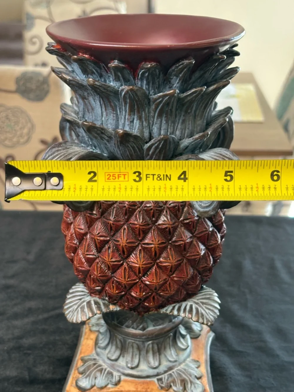 Pineapple Theme Decorative Vase - Picture 7 of 7